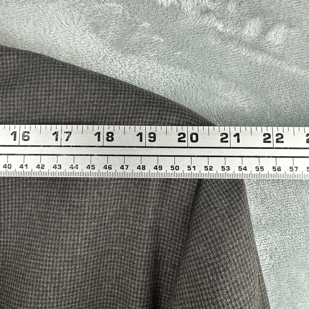 Jos A Bank Sport Coat 46L Wool Cashmere Brown Houndstooth Blazer Mens - Picture 4 of 9